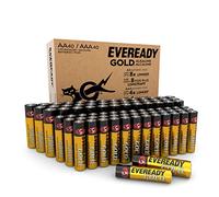 Eveready Gold by Energizer - AA + AAA Battery (80 Combo Pack) - Double & Triple A Batteries - 1.5V Alkaline - Reliable Power - 0% Plastic Packaging - 10 Year Shelf Life [Amazon Exclusive]