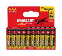 Eveready Gold by Energizer AAA Alkaline Batteries - 20 Pack