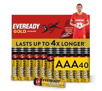 Eveready Gold Alkaline AAA Batteries 40 pack