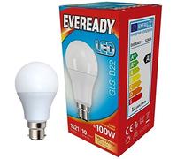 EVEREADY LED 1521LM GLS B22 Warm White 100W Pack of 5 Brand