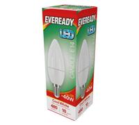 Eveready Led Candle Bulb - E14 - 5.2W - 40W Equivalent - Cool White 4000K - 480 Lumens Energy Saving Light Bulb - Led Light Bulb