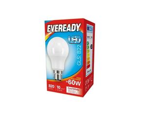 Eveready LED GLS 60W 820lm B22 [S14314]