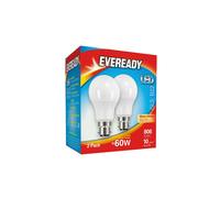 Eveready LED GLS 806 Lumen B22 Warm White x 2 S15301
