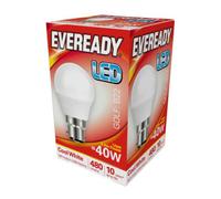 Eveready Led Golf Bulb - B22 - 5.2W - 40W Equivalent - Cool White 4000K - 480 Lumens Energy Saving Light Bulb - Led Light Bulb