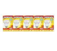 Eveready LED R50 Reflector Bulb E14 (SES/Small Edison Screw) Warm White (3000k) 4.9 Watt / 40 Watt Equivalent. Pack of 5 Bulbs