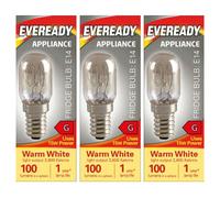 Eveready Pygmy E14 Fridge Bulb 100Lm 15W 2800K (Warm White) - Pack Of 3