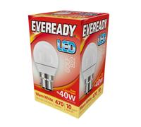 Eveready S13602 LED Golf Bulb 40w B22 (BC) Warm White (Pack of 5)