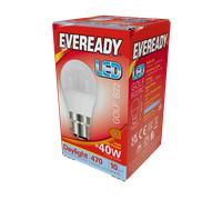 Eveready LED Golf 6w 480lm Daylight 6500k B22