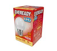 Eveready S13606 LED Golf Bulb 40w E27 (ES) 470lm 4.9W Warm White (Pack of 5)