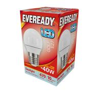 Eveready S13607 LED Golf Bulb 40w E27 (ES) 470lm 4.9W Daylight (Pack of 5)