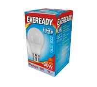 Eveready S13623 B22 BC GLS LED Bulb Opal 8.8W 806lm Daylight 6500K (5 Pack)