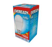 Eveready S13627 B22 BC GLS LED Bulb Opal 13.8W 1521lm Daylight 6500K (5 Pack)