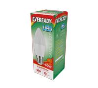 Eveready S14324 E27 ES Candle LED Bulb Opal 4.9W 470lm Cool White 4000K