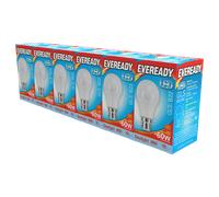 Eveready S29498 B22 BC GLS LED Bulb Opal 8.8W 806lm Daylight 6500K (5+1 Pack)