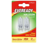 Eveready S819 Halogen Bulb G9 Capsule 450lm 40W Warm White (Pack of 10)