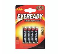 Eveready Super Heavy Duty AAA Batteries (4 Pack) RO3B4UP
