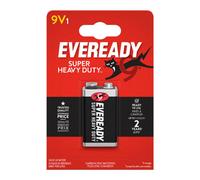 Eveready Super Heavy Duty 9V Zinc Battery, Pack Of 1