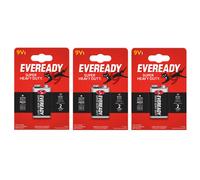 Eveready Super Heavy Duty 9V Zinc Battery, Pack Of 3