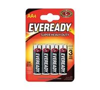Eveready Super Heavy Duty AA Batteries (4 Pack)