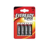 Eveready Super Heavy Duty AA Battery 4pcs Long Lasting Environmentally Friendly
