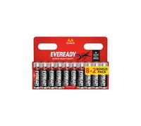 Eveready Super Heavy Duty AA Zinc Batteries - Pack of 10 (8+2)