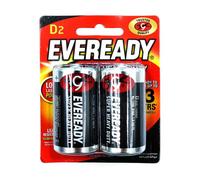 Eveready Super Heavy-duty Battery 1250 D 2pk (Black)