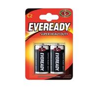 Eveready Super Heavy Duty Size C Batteries (2 Pack) R14B2UP