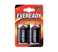 Eveready Super Heavy Duty Size D Batteries (Pack of 2) R20B2UP