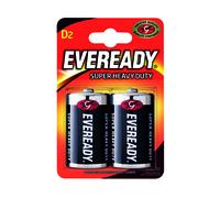 Eveready Super Heavy Duty Size D Batteries (Pack of 2) R20B2UP