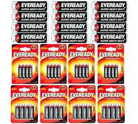Eveready Zinc AA & AAA Batteries - 16 AA + 16 AAA (32 Pack) | 1.5V Zinc Carbon Batteries for Low-Drain Devices | Ideal for Remotes, Clocks, Toys & Flashlights