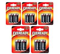 Eveready Zinc C Batteries - Pack of 10 | 1.5V Zinc Carbon Batteries for Low-Drain Devices | Ideal for Radios, Flashlights, Toys, Clocks & Remote-Controlled Gadgets