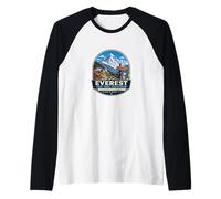 Everest Easy Trail Syangpoche 3720m Raglan Baseball Tee