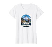Everest Easy Trail Syangpoche 3720m Value Graphic T-Shirt, Women, White, S