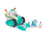 Paw Patrol Everest Deluxe Snowmobile, with Projectile Launcher, Snowboard and Collectible Action Figures, Kids’ Toys for Boys & Girls Ages 3+