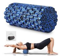 Everest Fitness Foam Roller - 3D Texture for Hamstring, Back & Glute Massage - Muscle Fascia Rollers for Gym, Pilates & Yoga - Relieves Tension in Muscles - Trigger Point Massager