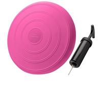 EVEREST FITNESS Inflatable Cushion, Diameter 33 cm, with Air Pump, Balance Cushion, Training Cushion, Seat and Back Cushion