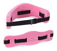 EVEREST FITNESS Swimming Belt for Adults - Adjustable Swim Aqua Jogging Belt - Water Belts For Water Aerobics, Aqua Jogging and Training - Aqua Fitness Accessories in Pink
