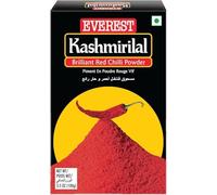 Everest Kashmiri Red Chilli Powder 100G Lal Mirch Powder with No Added Preservatives, Colors and Flavours Product of India Pack of 1