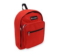 Everest Luggage Classic Backpack, Red, Medium