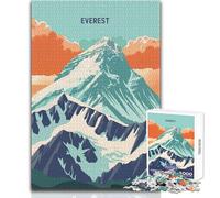Everest Majesty 1000 Piece Jigsaws Learning Game for Skill Practice Thoughtful Gift for Happy Moments Size 50x75cm