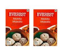 Everest Momo Masala 100g - Authentic Spice Blend for Veg & Non-Veg Momos - Indian Seasoning Mix (Pack of 2)