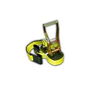 Everest - S1022 Premium Ratchet Tie Down 1 PK 2 IN. X 27 FT 3333 LBS. Working Load 10000 LBS. Break Strength Flat-Hook Cargo Straps Perfect for Moving Appliances, Lawn Equipment and Motorcycles