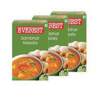 Everest Sambar Masala 100G Traditional And Authentic Flavour No Added Colours And Preservatives Product Of India Pack Of 3