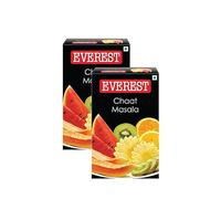 Everest Seasoning Spices Masala Powder - Curry Mix Masala Recipe Casserole Herbs - Aromatic & Enhances Flavor of Meal - Simplifies & Speeds Up Cooking Process (Chaat Masala 100g, Pack of 2)