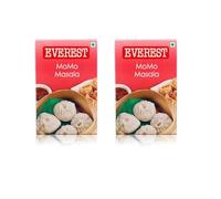 Everest Seasoning Spices Masala Powder - Curry Mix Masala Recipe Casserole Herbs - Aromatic & Enhances Flavor of Meal - Speeds Up Cooking Process (Pack of 2, Everest Momo Masala 50g)