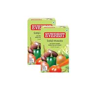 Everest Seasoning Spices Masala Powder - Curry Mix Masala Recipe Casserole Herbs - Aromatic & Enhances Flavor of Meal - Simplifies & Speeds Up Cooking Process (Sabji Masala 100g, Pack of 2)