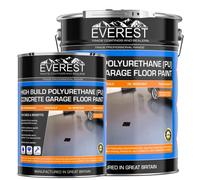 Everest Trade - High Build Polyurethane (PU) Resin Based Garage Floor Paint (JCB Yellow, 5 Liters)