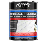 Everest Trade - Patio Sealer For Concrete Slabs And Flagstones - PU Resin Based Sealer - Satin Finish (Clear, 5 Litre)