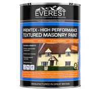 Everest Trade - PremTex Ultimate Fine Textured Masonry Paint - High Performance - Textured Finish (Cornish Cream, 20 Litre)