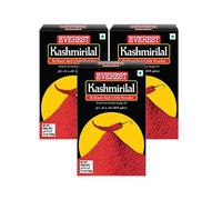 Everest Various Seasoning Masala Powder - A Mixture of Spices Adds Taste - Aromatic & Enhances the flavor of the meal - Simplifies & Speeds Up Cooking Process (Kashmir Chilly Powder 100g, Pack of 3)